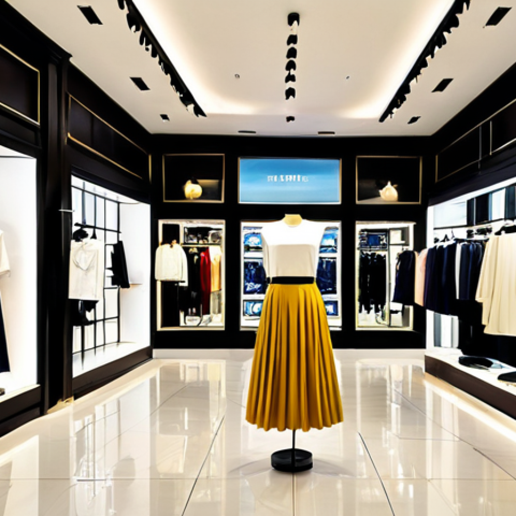 패션 머천다이징 - **Prompt 1: Captivating Visual Merchandising in a Ho Chi Minh City Fashion Flagship**
    A high-ang...